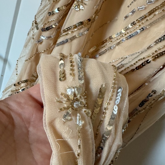 MAC DUGGAL EMBELLISHED FLORAL DETAIL ONE SHOULDER GOWN 93739 Size 4 worn once - Picture 7 of 9